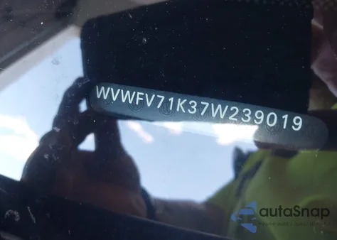 2007 Volkswagen Gti 2-Door/Fahrenheit from USA, damaged, VIN WVWFV71K37W239019